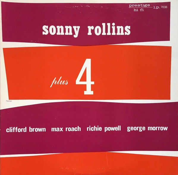 Sonny Rollins - Plus 4 (LP, Album, Mono, RE)