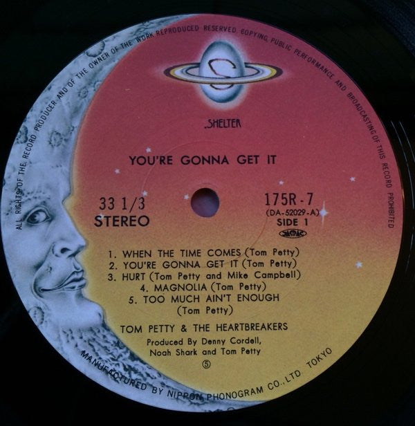 Tom Petty And The Heartbreakers - You're Gonna Get It! (LP, Album, RE)