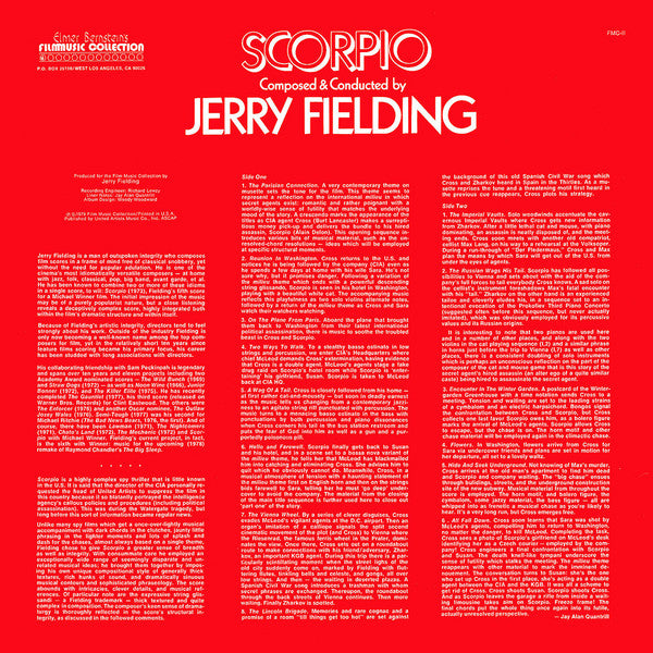 Jerry Fielding - Scorpio (LP, Album)