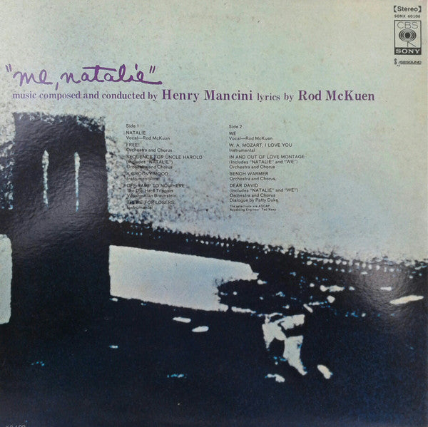 Henry Mancini - ナタリーの朝 = Me, Natalie (LP, Album, Promo, Gat)