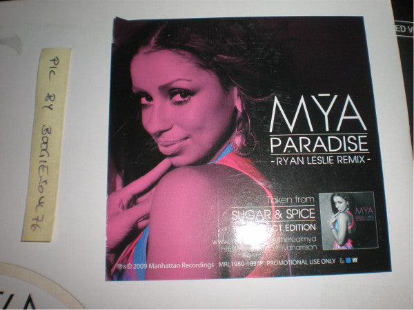 Mya - Paradise (Ryan Leslie Remix) (12"", Single, Promo)