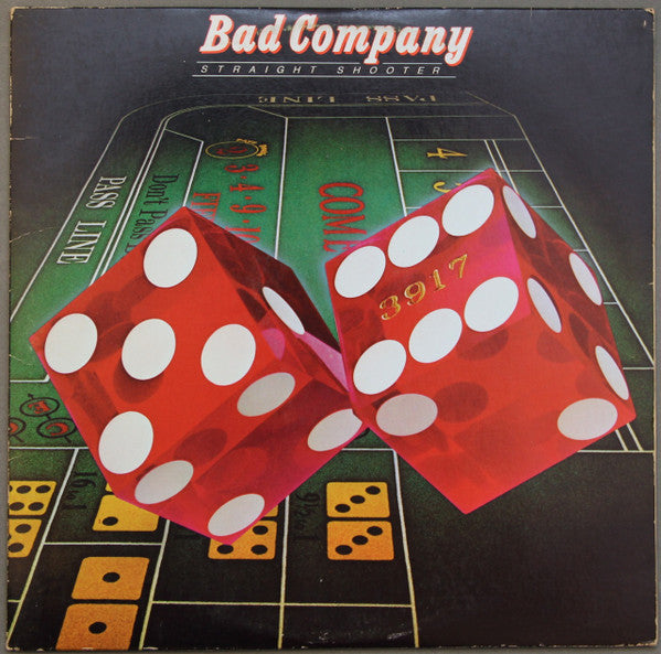 Bad Company (3) - Straight Shooter (LP, Album, PR )