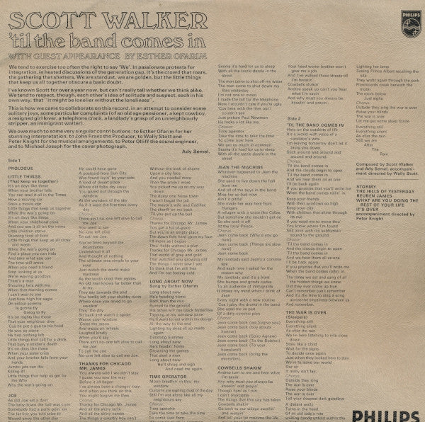 Scott Walker - 'Til The Band Comes In (LP, Album)