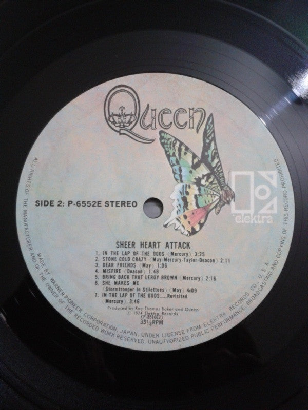 Queen - Sheer Heart Attack (LP, Album, RE)