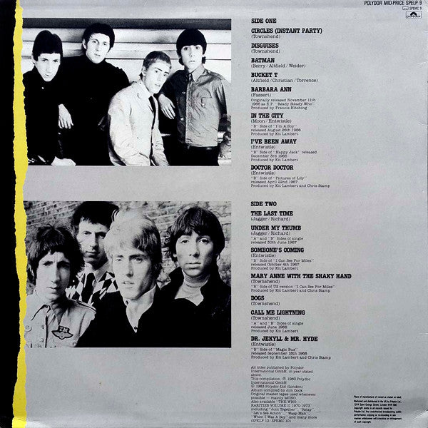 The Who - Rarities Vol. 1 ""1966-1968"" (LP, Comp)