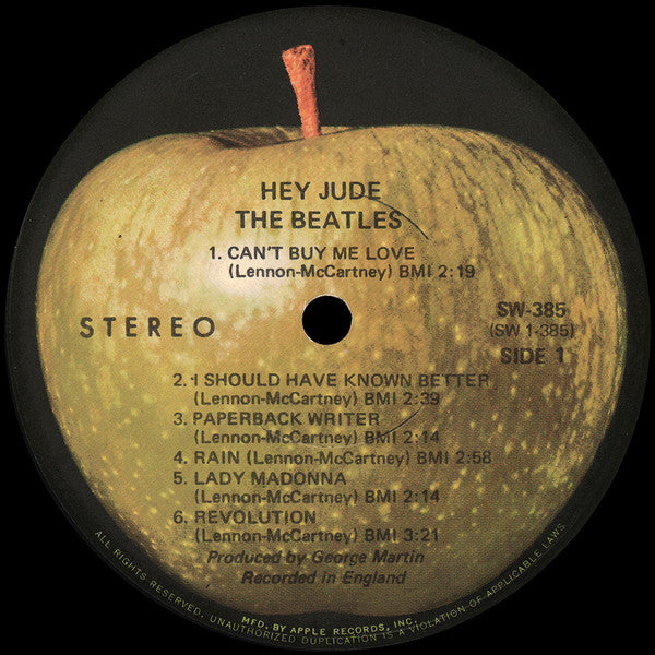 The Beatles - Hey Jude (LP, Comp, RE)