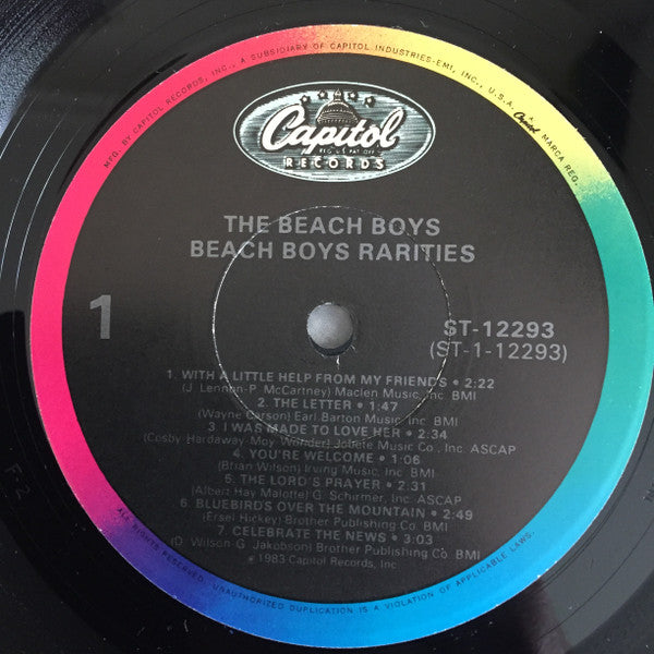 The Beach Boys - The Beach Boys Rarities (LP, Album, Comp, Win)