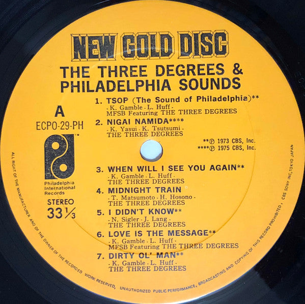The Three Degrees - The Three Degrees & Philadelphia Sounds(LP, Comp)