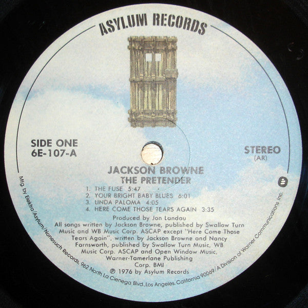 Jackson Browne - The Pretender (LP, Album, RE, AR )