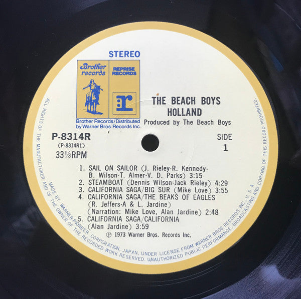 The Beach Boys - Holland  (LP, Album + 7"", EP)