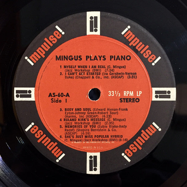 Charles Mingus - Mingus Plays Piano (spontaneous compositions and i...