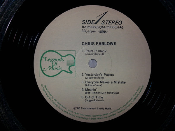 Chris Farlowe - Out Of Time - Paint It Black (LP, Comp)