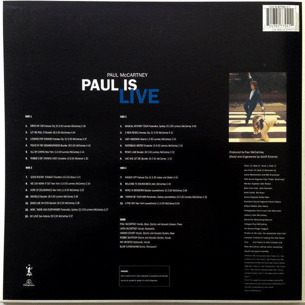 Paul McCartney - Paul Is Live (2xLP, Album)