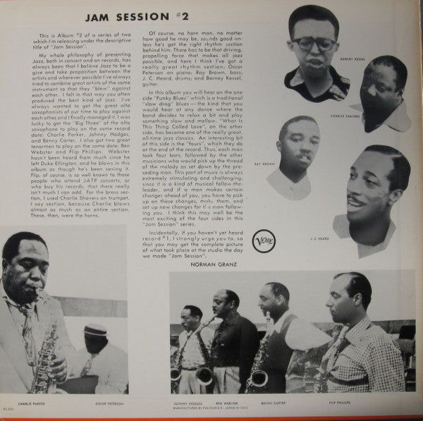 Various - Jam Session #2 (LP, Album, Mono, RE)