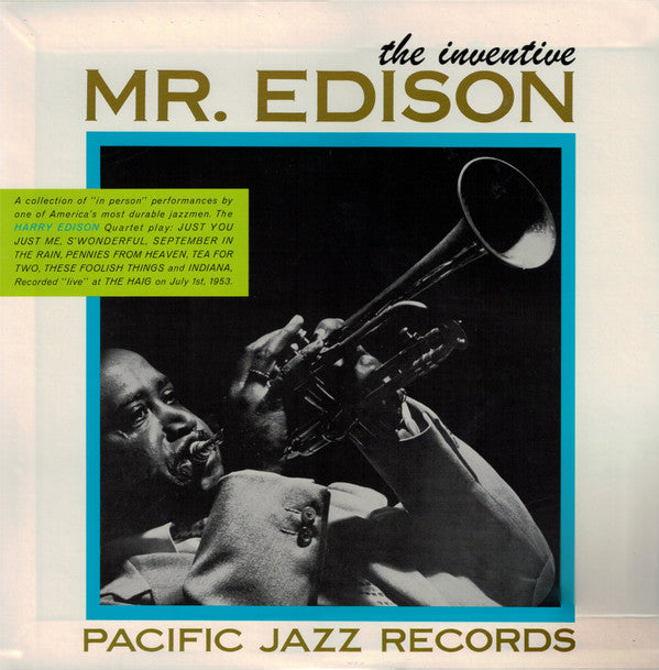 Harry Edison - The Inventive Mr. Edison (LP, Album, Mono, RE, wit)