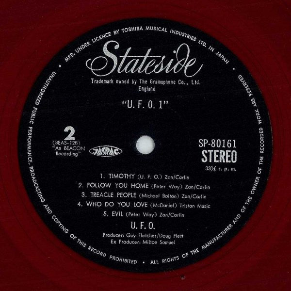UFO (5) - UFO 1 (LP, Album, Red)