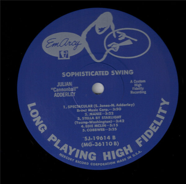 Julian ""Cannonball"" Adderley* - Sophisticated Swing (LP, Album, RE)