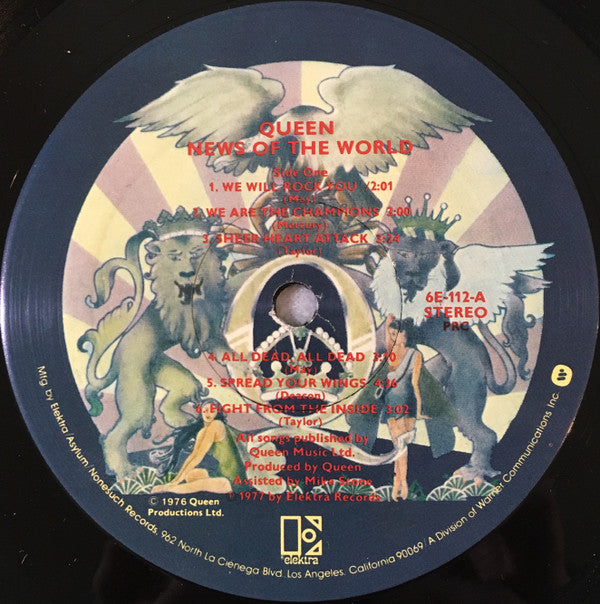 Queen - News Of The World (LP, Album, PRC)
