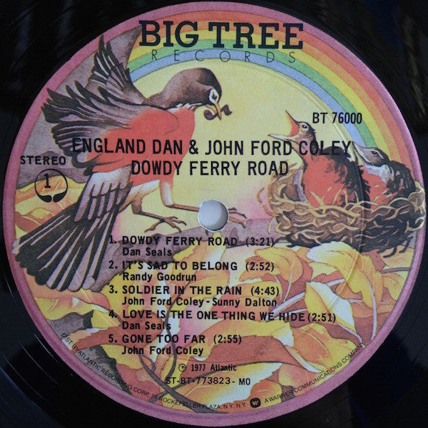 England Dan & John Ford Coley - Dowdy Ferry Road (LP, Album, Mon)