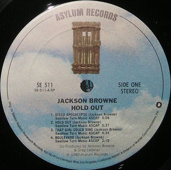 Jackson Browne - Hold Out (LP, Album, SP,)