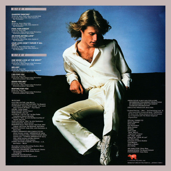 Andy Gibb - Shadow Dancing (LP, Album)
