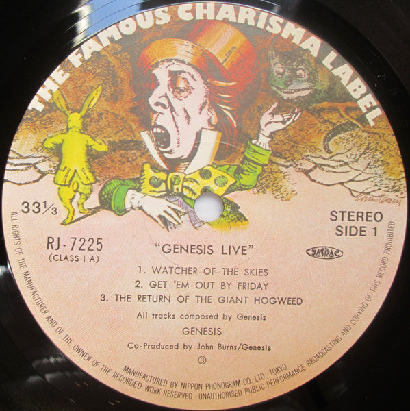 Genesis - Live (LP, Album, RE)