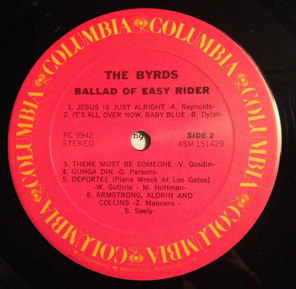 The Byrds - Ballad Of Easy Rider (LP, Album, RE)