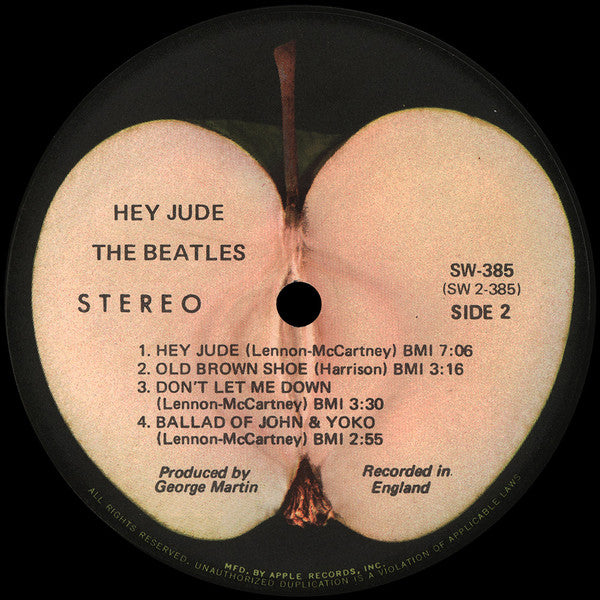 The Beatles - Hey Jude (LP, Comp, RE)