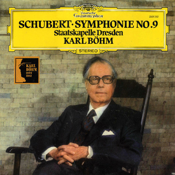 Schubert*, Staatskapelle Dresden, Karl Böhm - Symphonie No. 9  (LP)