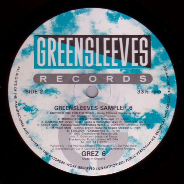 Various - Greensleeves Sampler 6 (LP, Smplr)