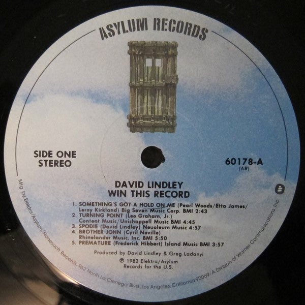David Lindley And El Rayo-X - Win This Record! (LP, Album, All)