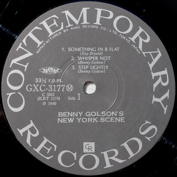 Benny Golson - Benny Golson's New York Scene (LP, Album, Mono, RE)