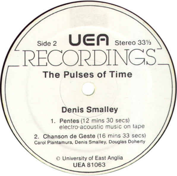 Denis Smalley - The Pulses Of Time (LP)