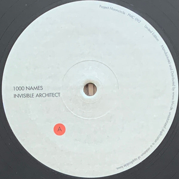 1000 Names - Invisible Architect (2xLP, Album, Ltd)