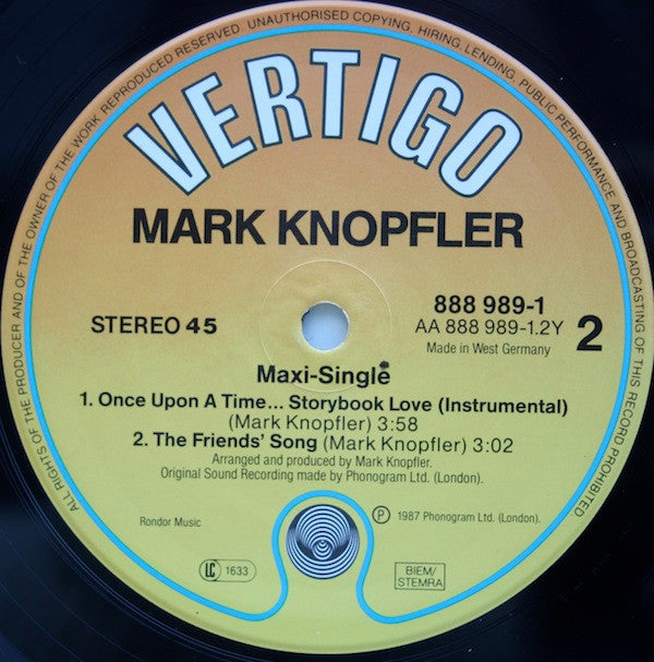 Mark Knopfler - Storybook Love (Theme From The Princess Bride)(12",...