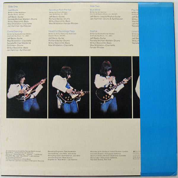 Jeff Beck - Wired (LP, Album, RE)