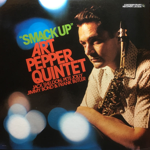 Art Pepper Quintet - Smack Up (LP, Album, RE)
