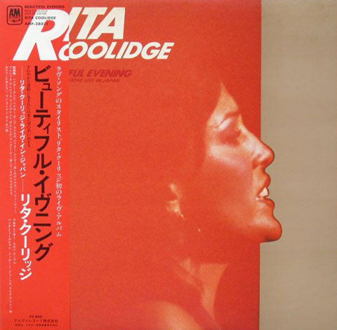 Rita Coolidge - Beautiful Evening - Live In Japan (LP, Album, Promo)