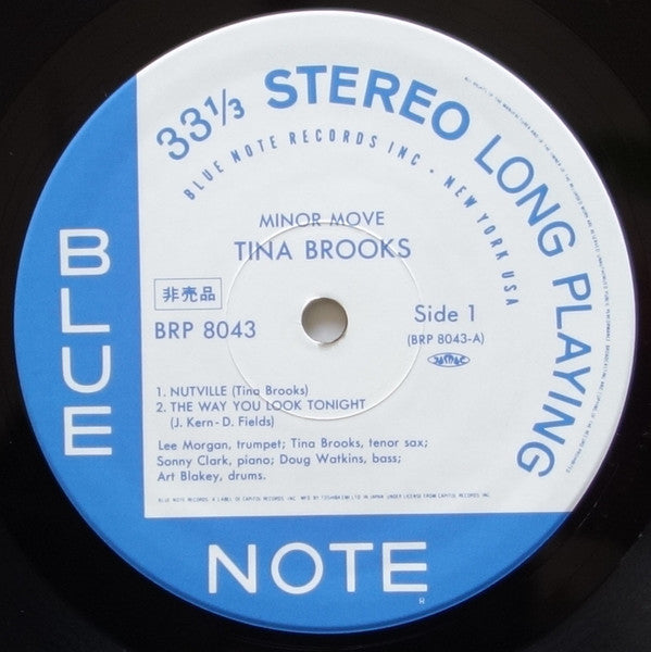 Tina Brooks - Minor Move (LP, Album, Promo, RE)