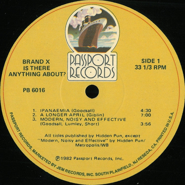 Brand X (3) - Is There Anything About? (LP, Album, Tan)