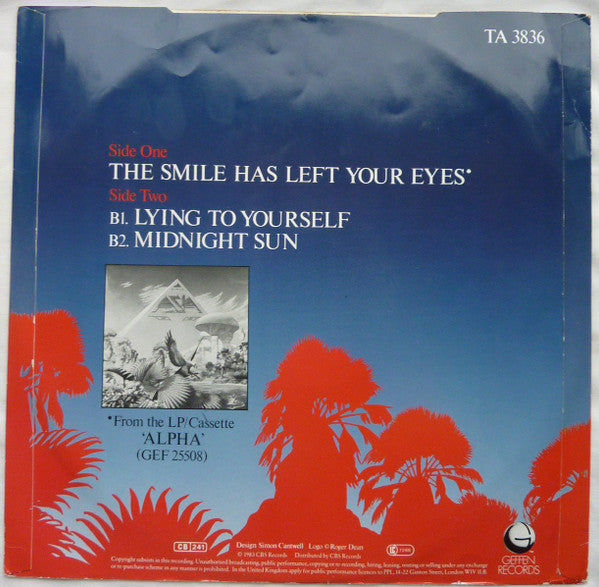 Asia (2) - The Smile Has Left Your Eyes (12"", Single)