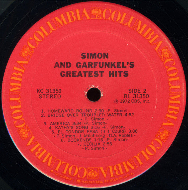 Simon & Garfunkel - Simon And Garfunkel's Greatest Hits(LP, Comp, Pit)