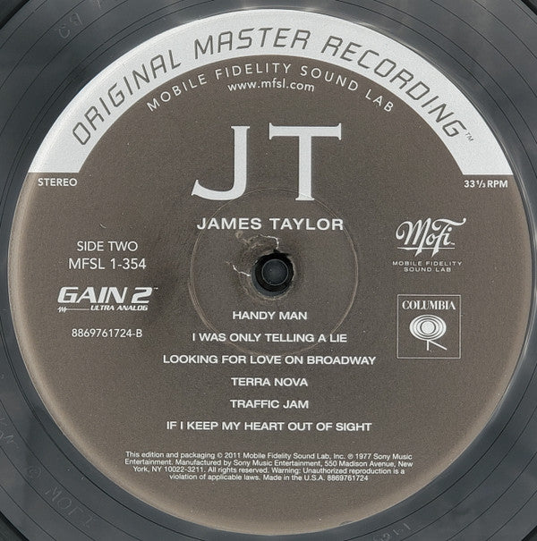 James Taylor (2) - JT (LP, Album, Ltd, Num, RE, RM, 180)