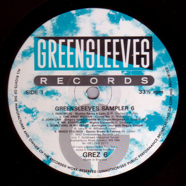 Various - Greensleeves Sampler 6 (LP, Smplr)