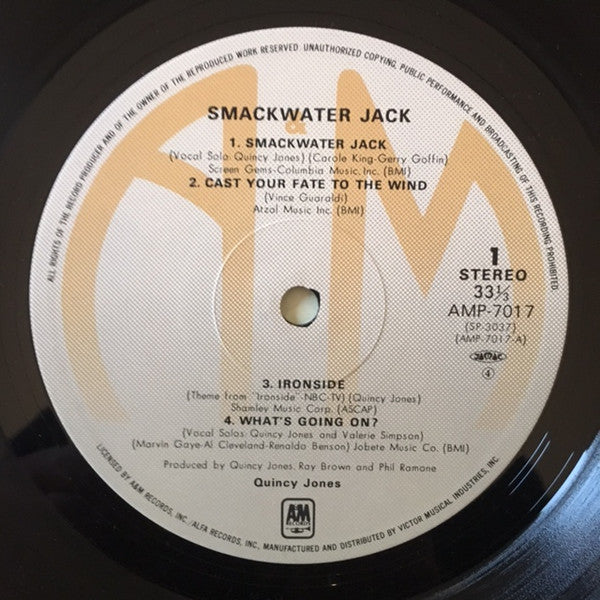 Quincy Jones - Smackwater Jack (LP, Album, RE, Gat)