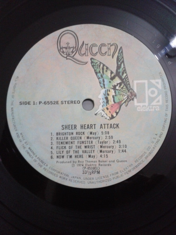 Queen - Sheer Heart Attack (LP, Album, RE)