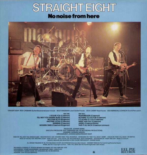 Straight Eight - No Noise From Here (LP, Album)