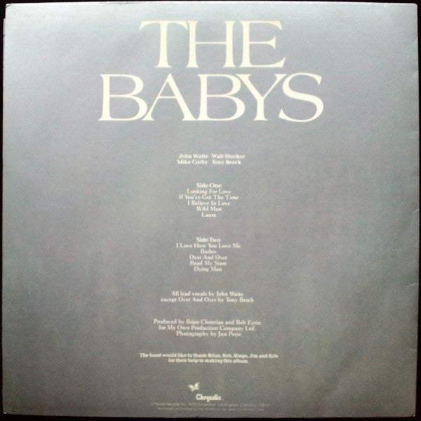 The Babys - The Babys (LP, Album)