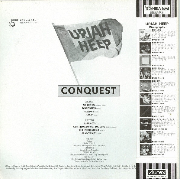 Uriah Heep - Conquest (LP, Album)