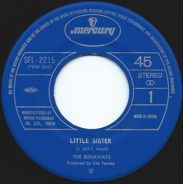 The Runaways - Little Sister (7"", Single)